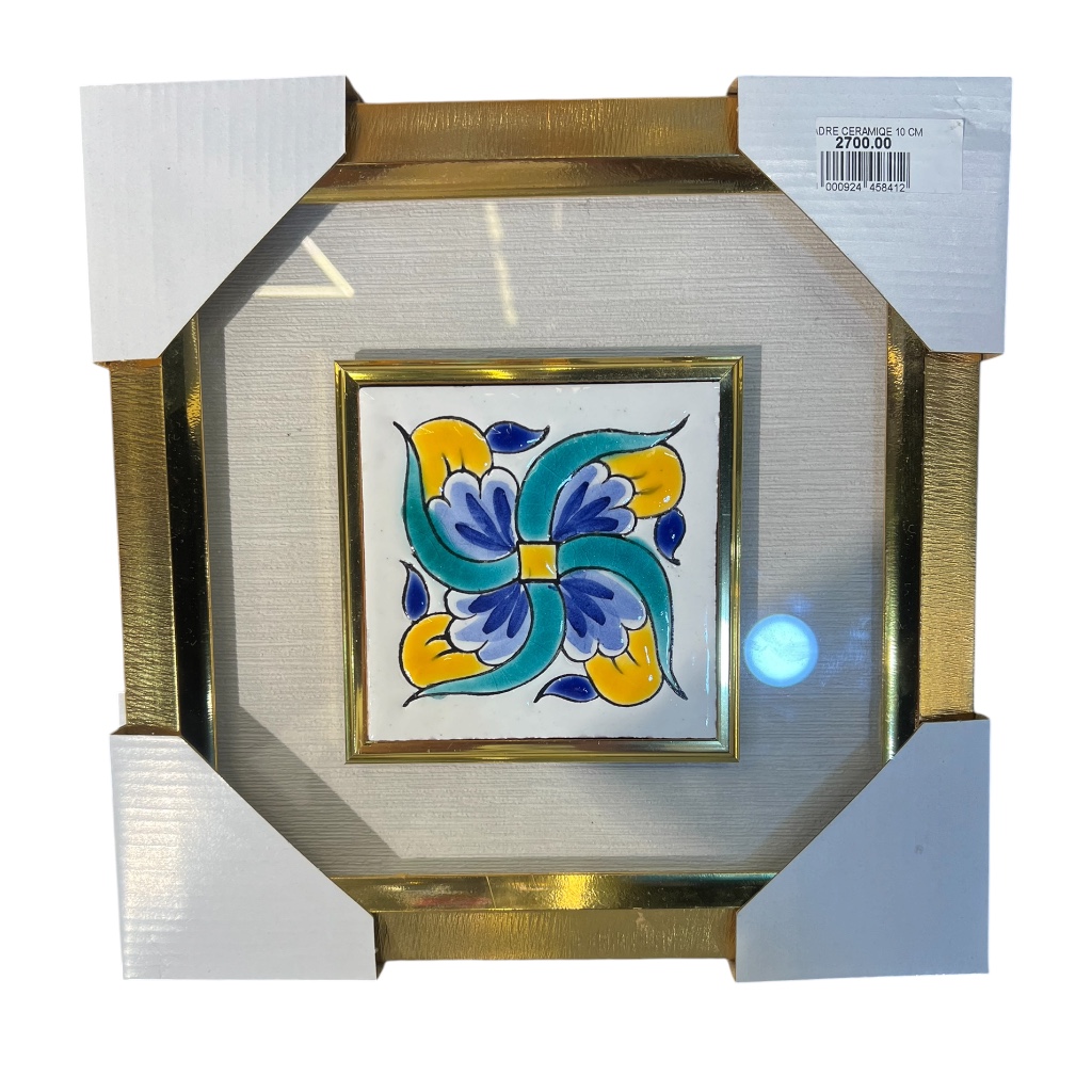Cadre Céramique Fleur d’Alger
