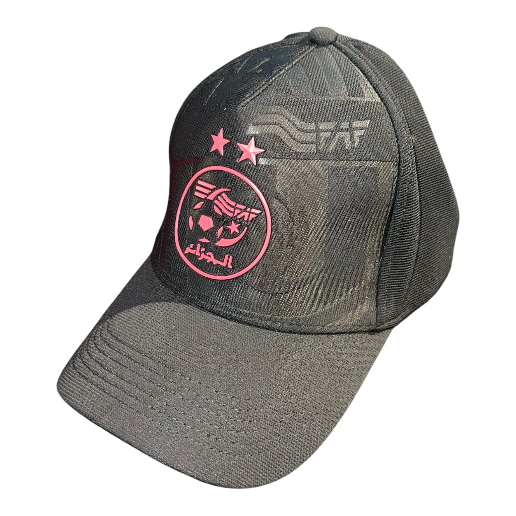 Casquette Algérie Noir-rose
