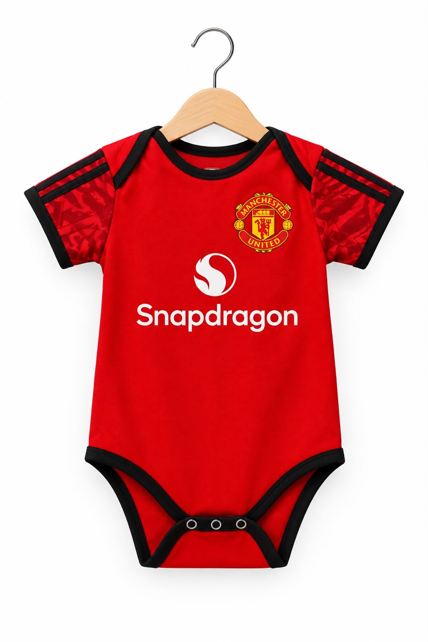 Grenouillère baby Man united Grenouillère baby Man United – Image 1
